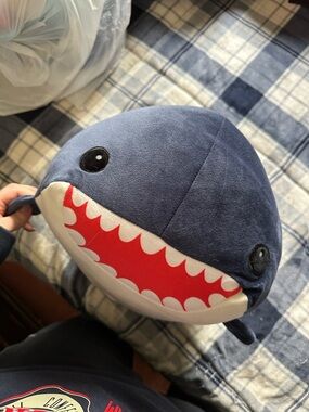Fiesta Plush Shark Toy in Navy, Red, White
